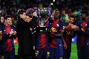 Abidal y Vilanova levantan el 22º título de Liga