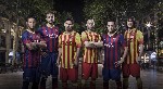 Las camisetas del Barça, con franjas y la 